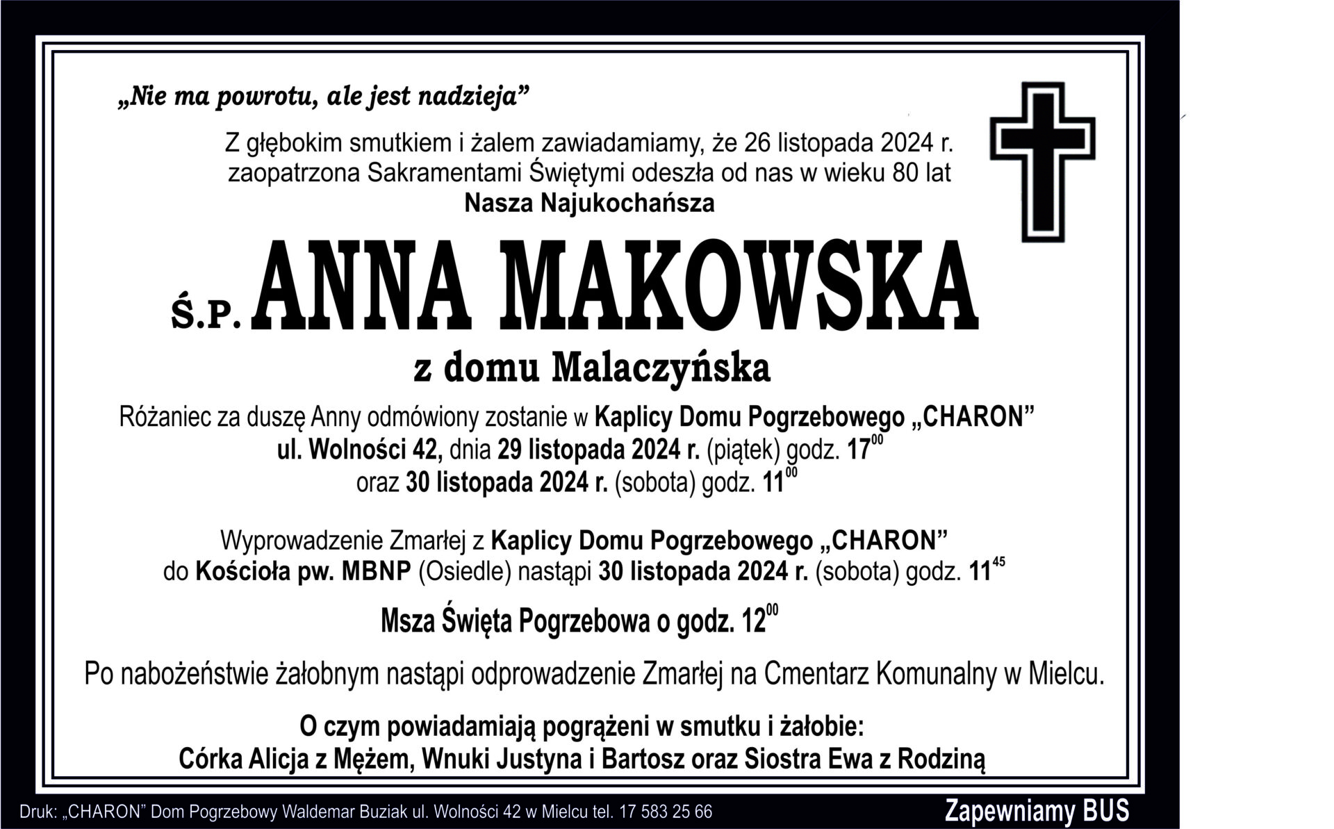 Klepsydra Anna Makowska